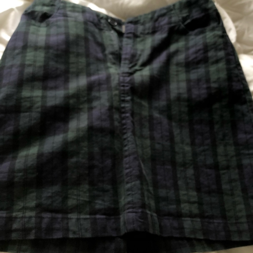Brandy Melville plaid mini skirt